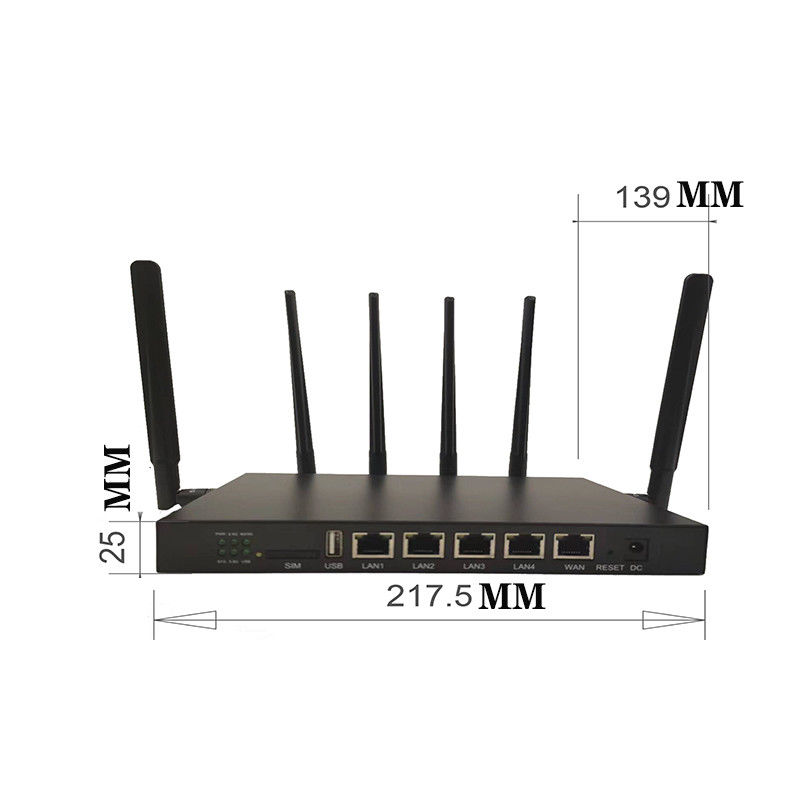 Openwrt 5G Wifi Routers RM520N-GL 1200Mbps Mobile 5g Router