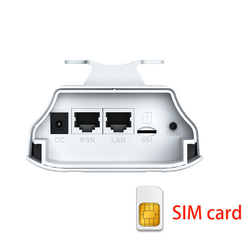 300Mbps 4G Outdoor Router DC 12V Power Supply 4g Lan Router With Sim Slot