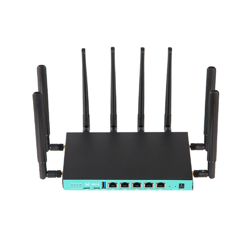 12V DC Power Openwrt 5ghz Router 1800Mbps With 2 SIM Card Slots