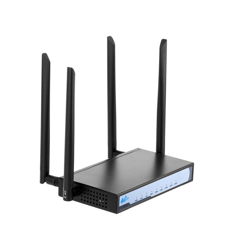 SIM Card 4g Lte Wireless Router DC 12V Power Supply IEEE8021.1 Protocol