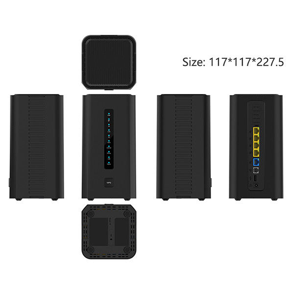 1800Mbps Dual Band 5G Wifi 6 Router 12V DC RJ11 Phone Jack